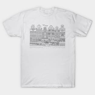 Amsterdam - Line Art T-Shirt